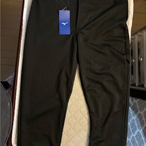 Women’s Mizuno Softball Pants Size Large Black